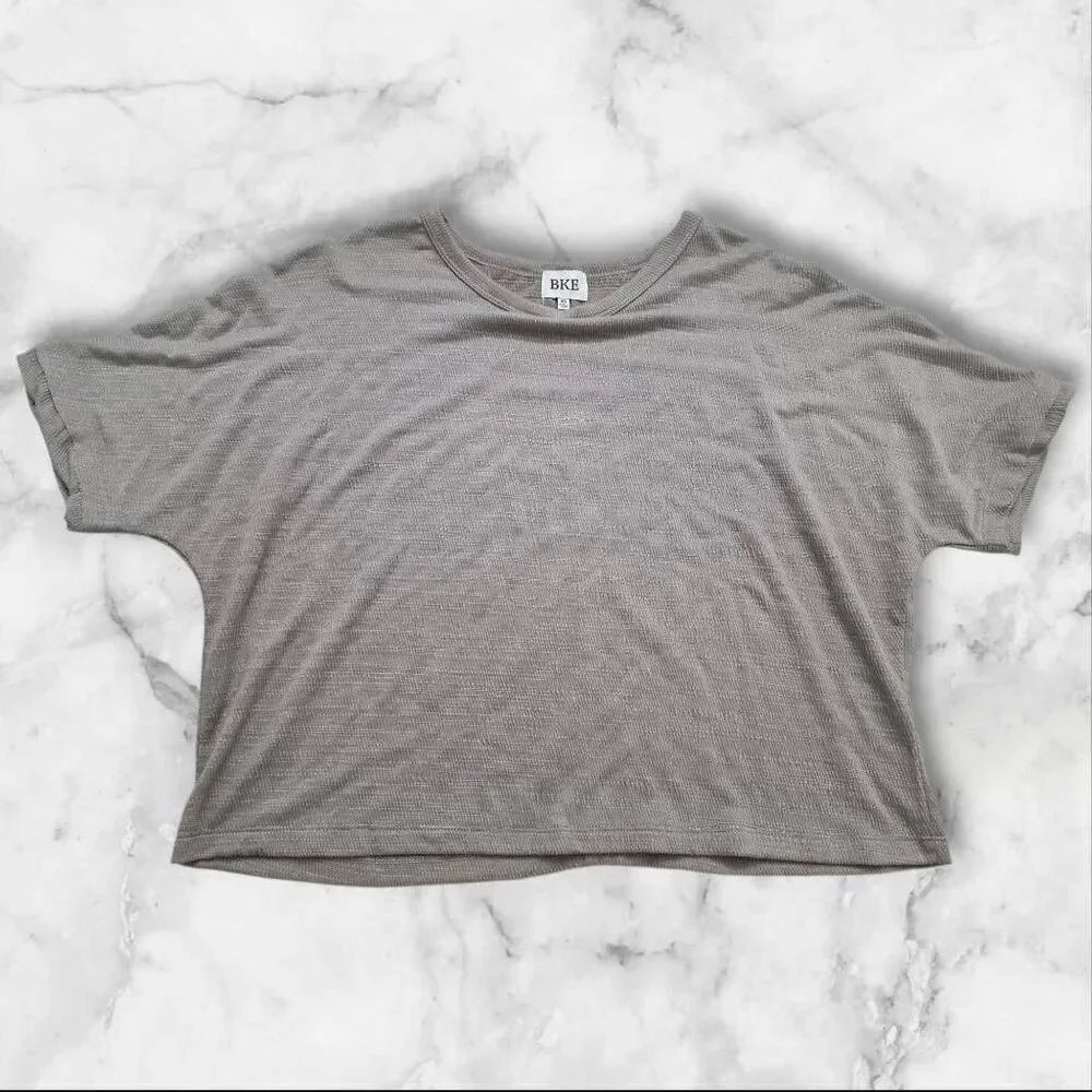 BKE Tan Short Sleeve Shirt Size XS